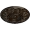 Ekena Millwork Whitman Ceiling Medallion (For Canopies up to 3 3/4"), Hand-Painted Bronze, 13"OD x 1 3/8"P CM13WHBZS - alternate 2